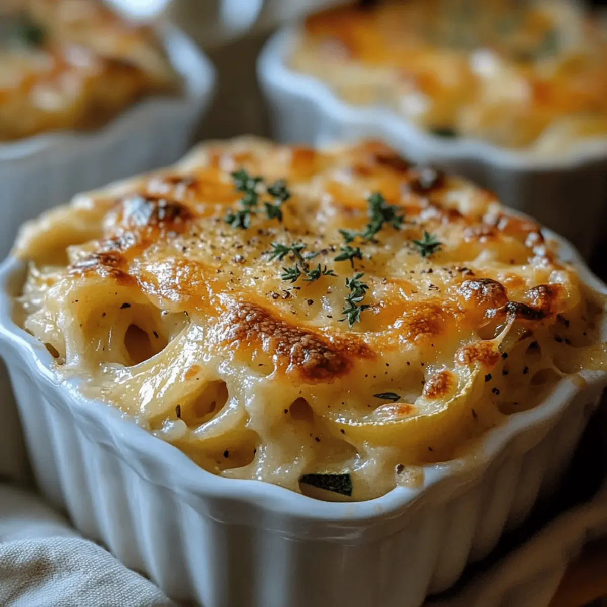 French Onion Pasta Bowls