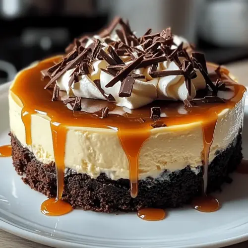 Caramel Brownie Cheesecake