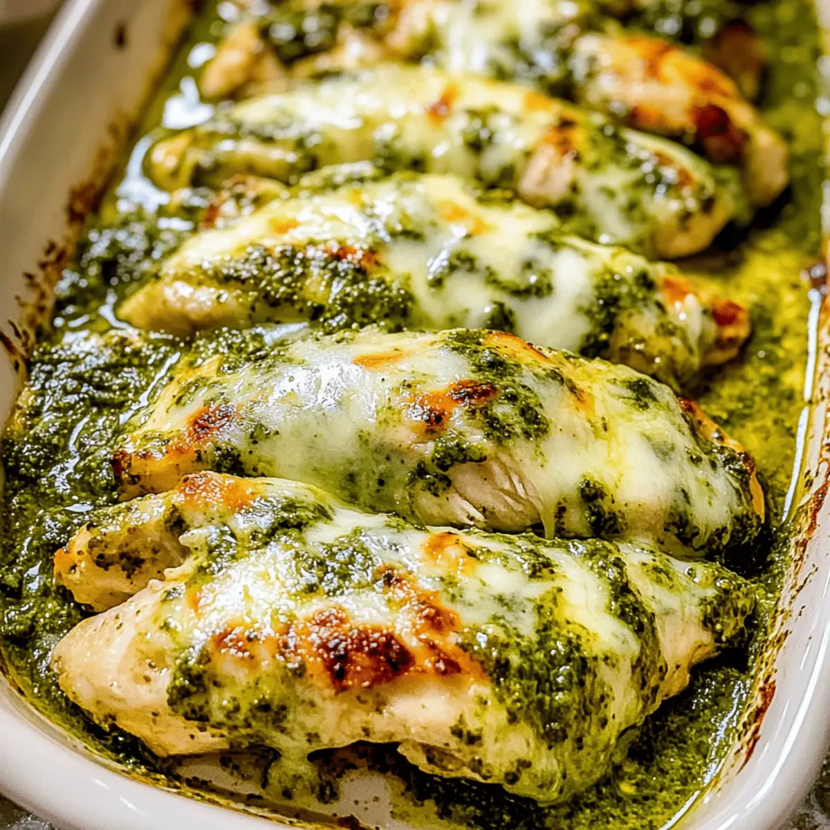 Baked Pesto Chicken