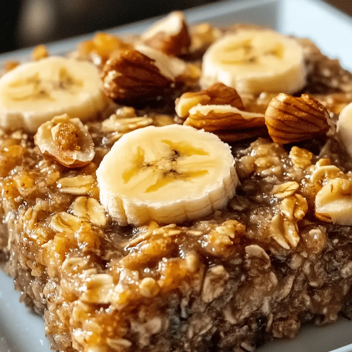 Banana Nut Baked Oatmeal
