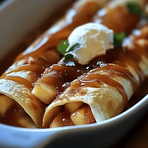 Apple Pie Enchiladas Dessert