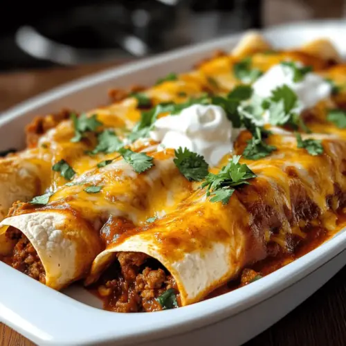 Ground Beef Enchiladas
