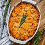 Sweet Potato Gratin with Smoked Gouda and Rosemary