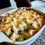 Low Carb Chicken Broccoli Alfredo Bake