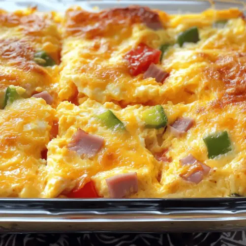 Denver Omelet Egg Bake