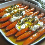 Roasted Carrots with Whipped Ricotta and Hot Honey