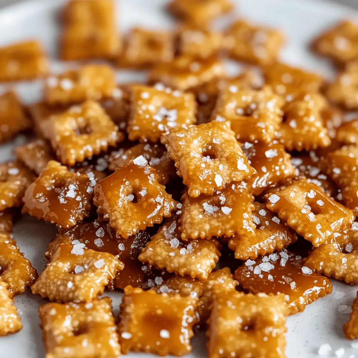 Salted Caramel Cracker Bites
