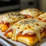 Homemade Easy Cheesy Pizza Pockets