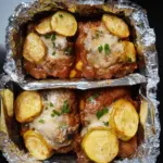 Garlic Steak & Potato Foil Packets