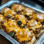 Cheeseburger Sliders Casserole