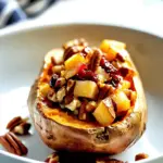 Cranberry Apple Twice-Baked Sweet Potatoes