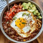 Breakfast Chili and Eggs