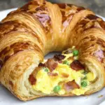 Breakfast Croissant Boats