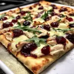 Cranberry Chicken & Brie Pizza