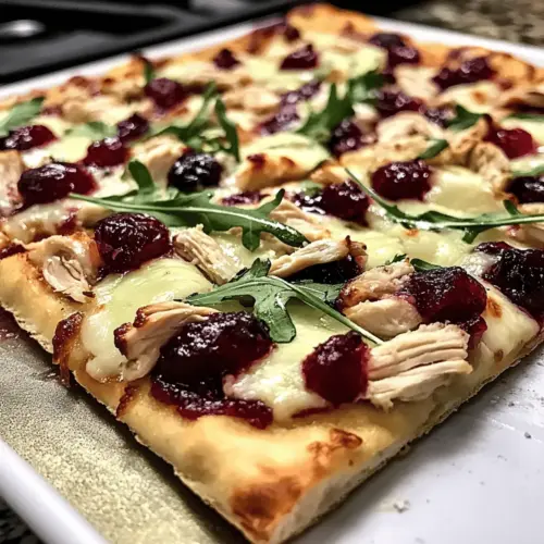 Cranberry Chicken & Brie Pizza