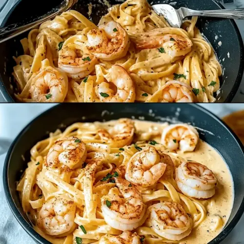 Creamy Cajun Shrimp Pasta