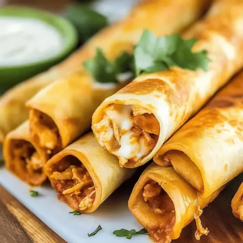 Crispy Chicken Taquitos