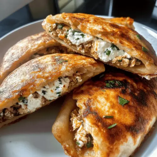 Crispy Pita with Chicken & Feta