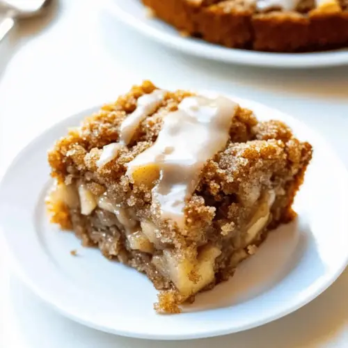 Glazed Apple Crumb Cake