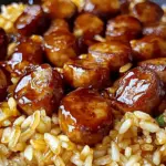 One-Pan Sweet & Tangy BBQ Sausage Rice