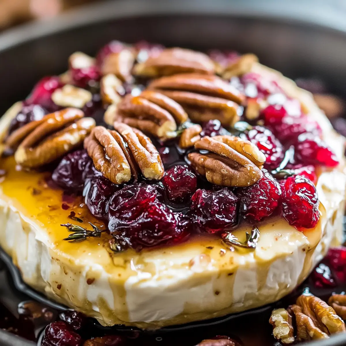 Cranberry Pecan Baked Brie