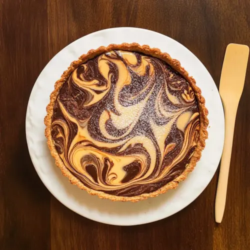 Cream Cheese Brownie Tart