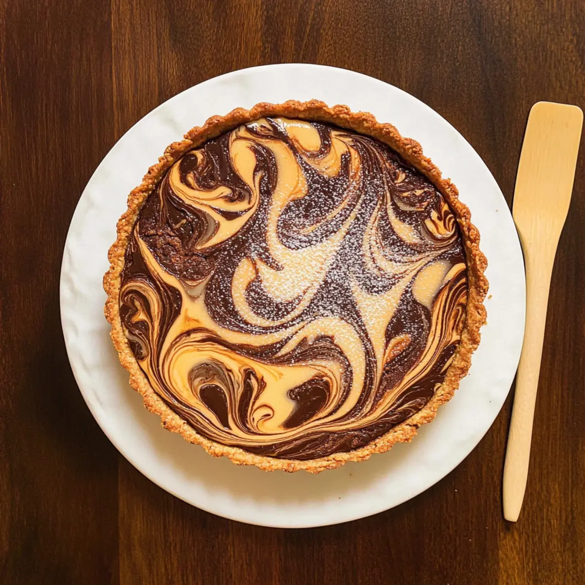 Cream Cheese Brownie Tart