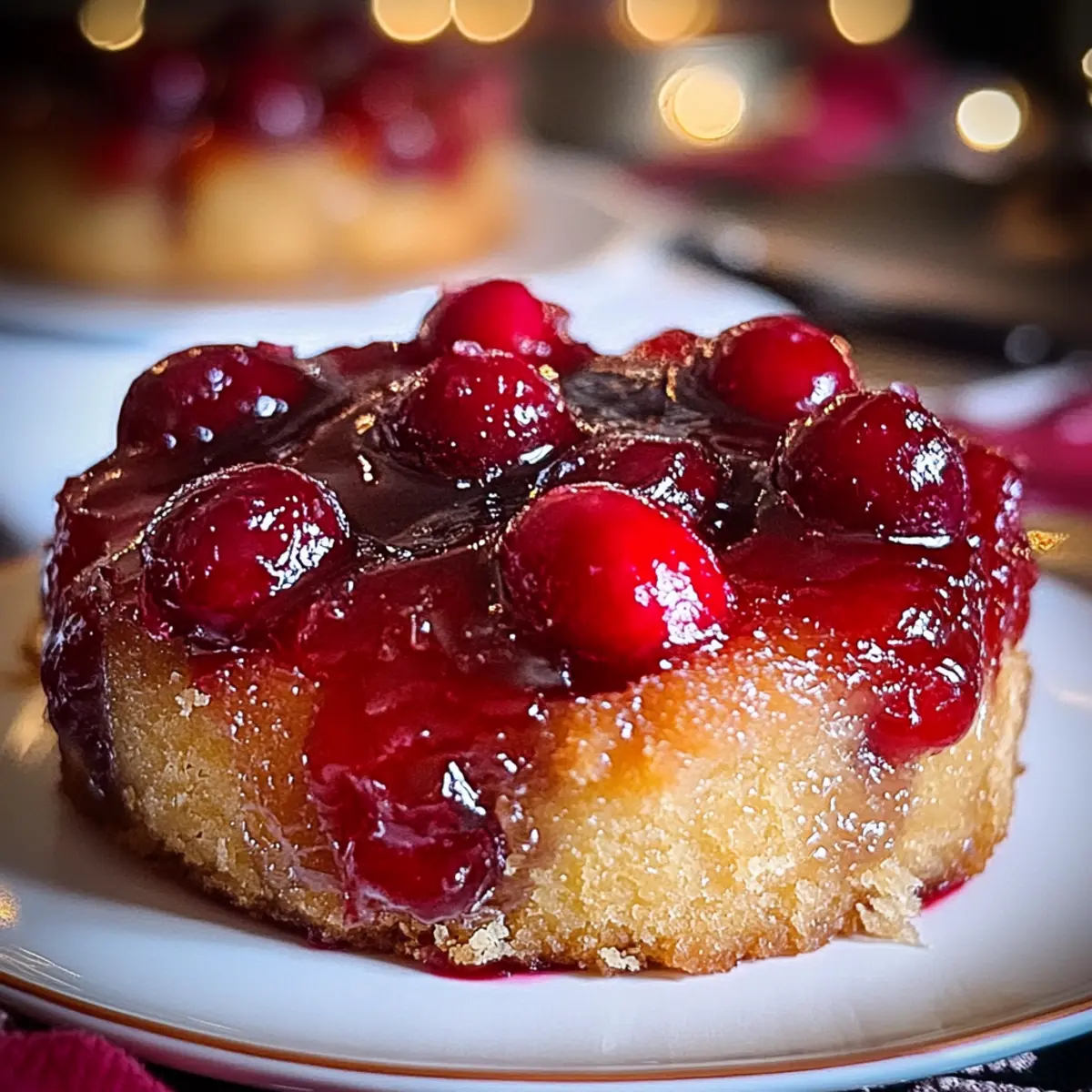 Cranberry Pineapple Upside Down Cake