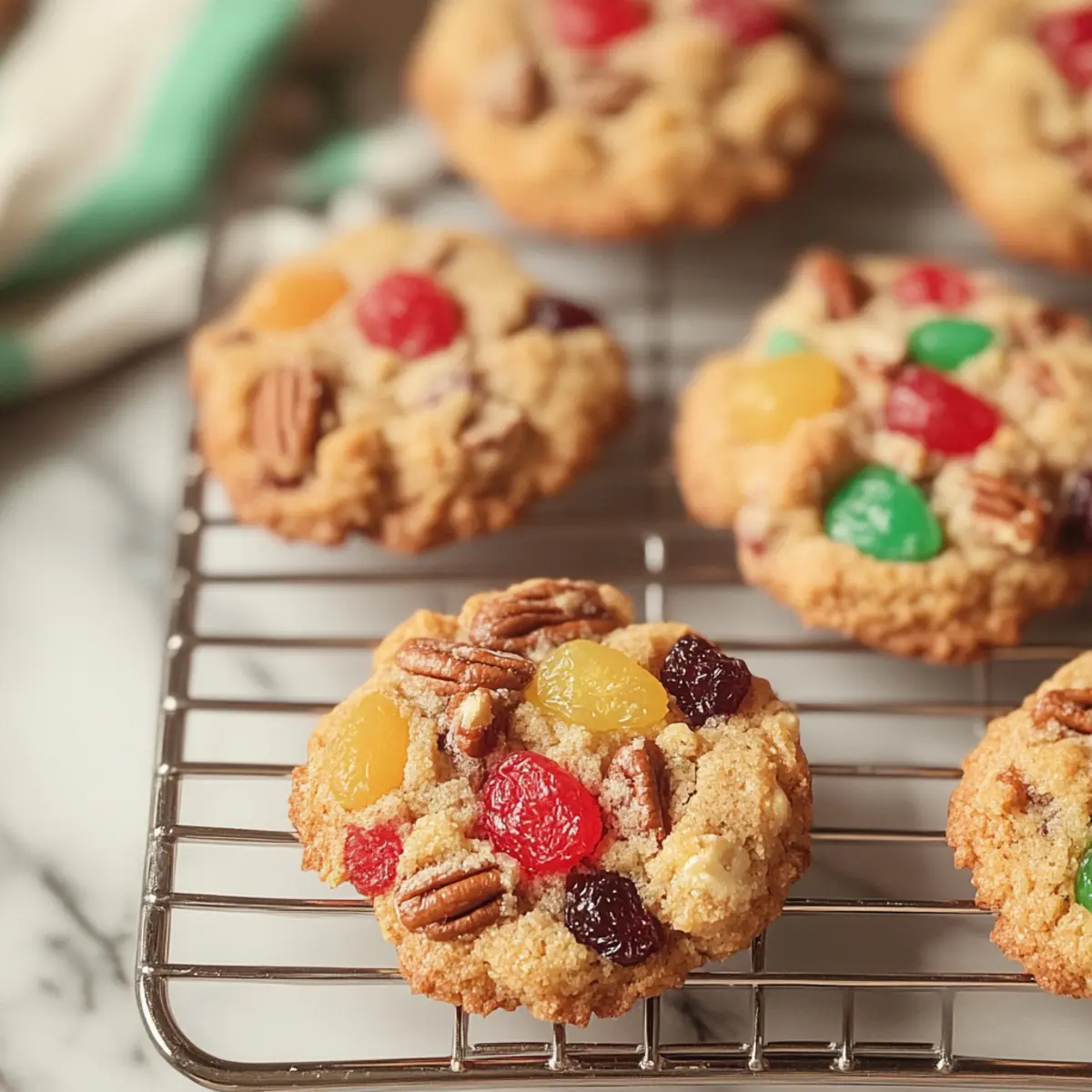 Christmas Fruitcake Cookies
