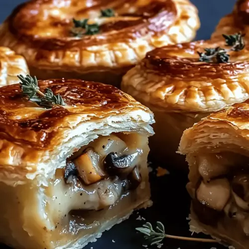 Mini Mushroom & Gruyère Pot Pies