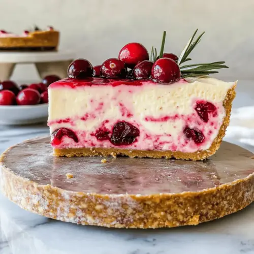 Sweetened Condensed Milk Cranberry Cheesecake