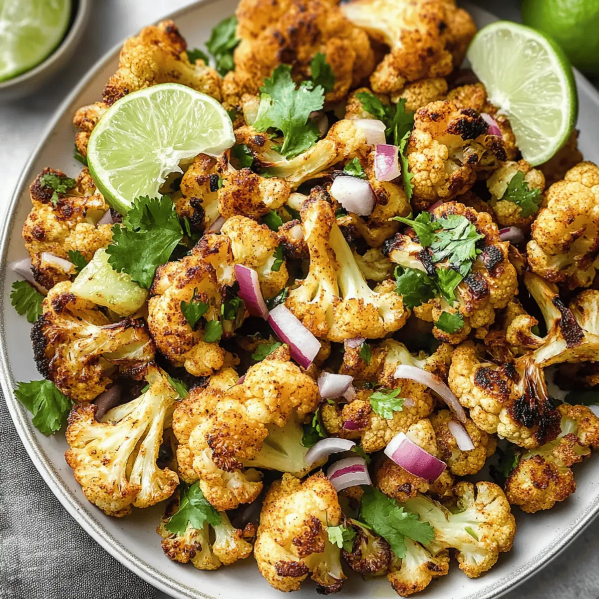 aramelized Mexican Roasted Cauliflower