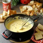 Authentic Swiss Cheese Fondue