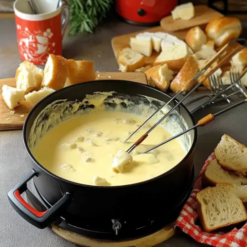 Authentic Swiss Cheese Fondue