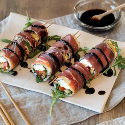 Italian Charcuterie Sushi Rolls