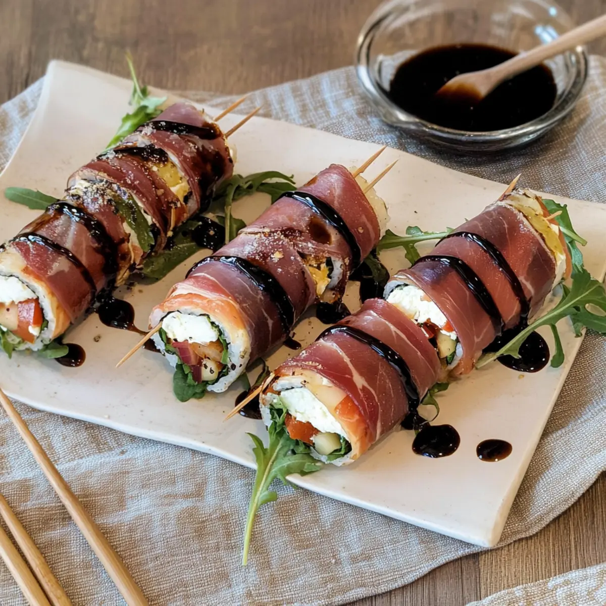 Italian Charcuterie Sushi Rolls