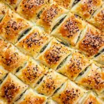 Sheet Pan Spinach & Cheese Bourekas