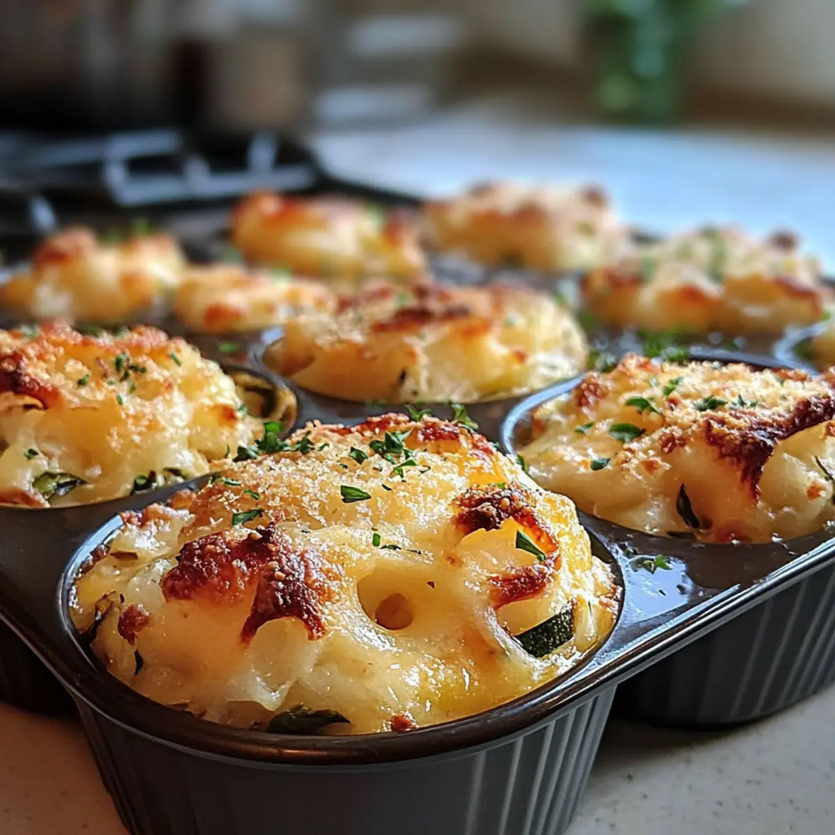Cheesy Mashed Potato Puffs