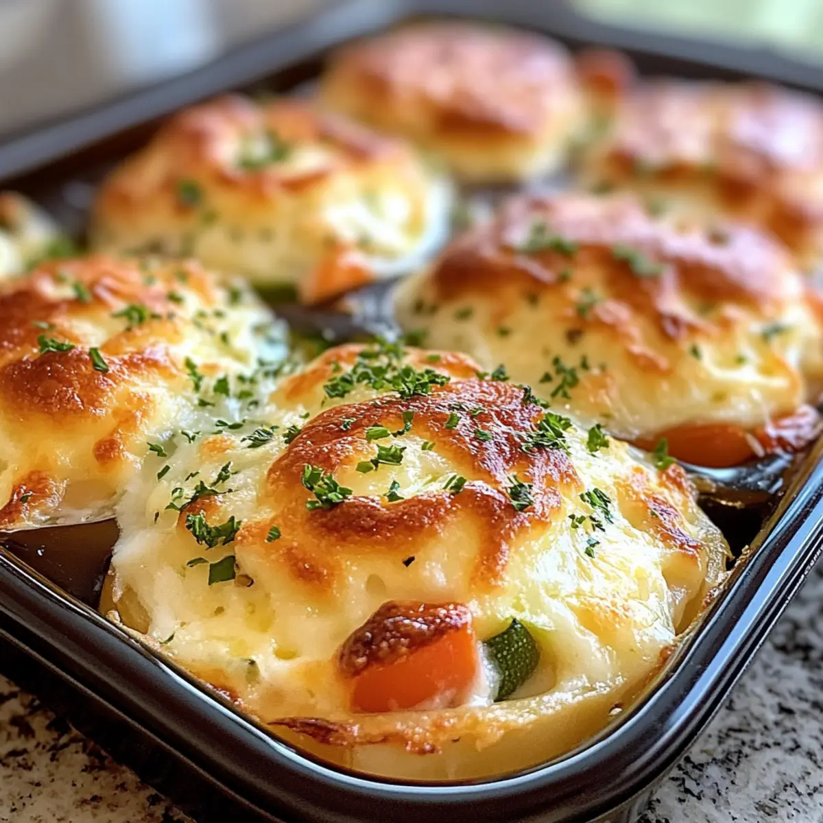 Gooey Mozzarella Biscuit Bombs