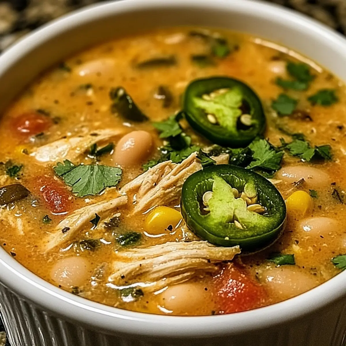 Cajun White Chicken Chili