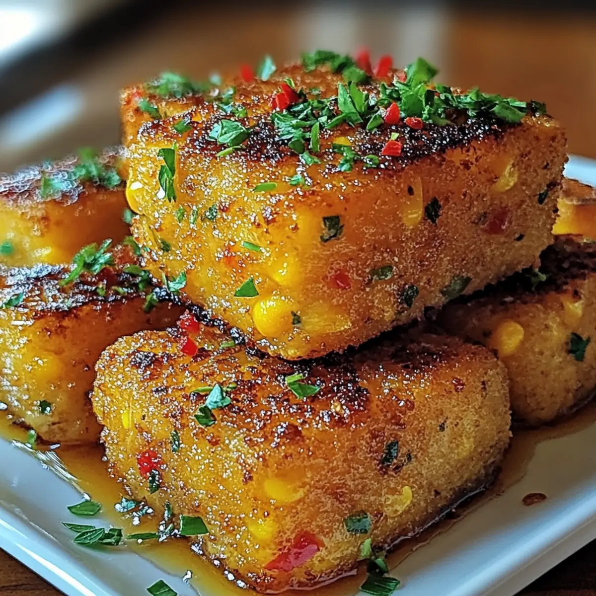 Southern-Style Honey Butter Cornbread Poppers