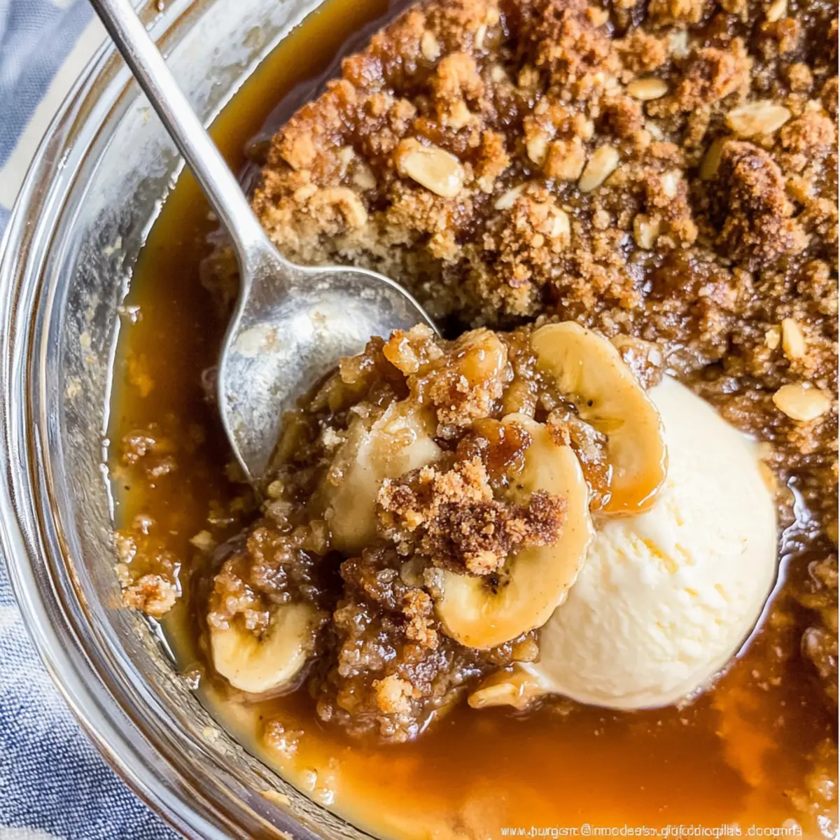 Bananas Foster Crisp