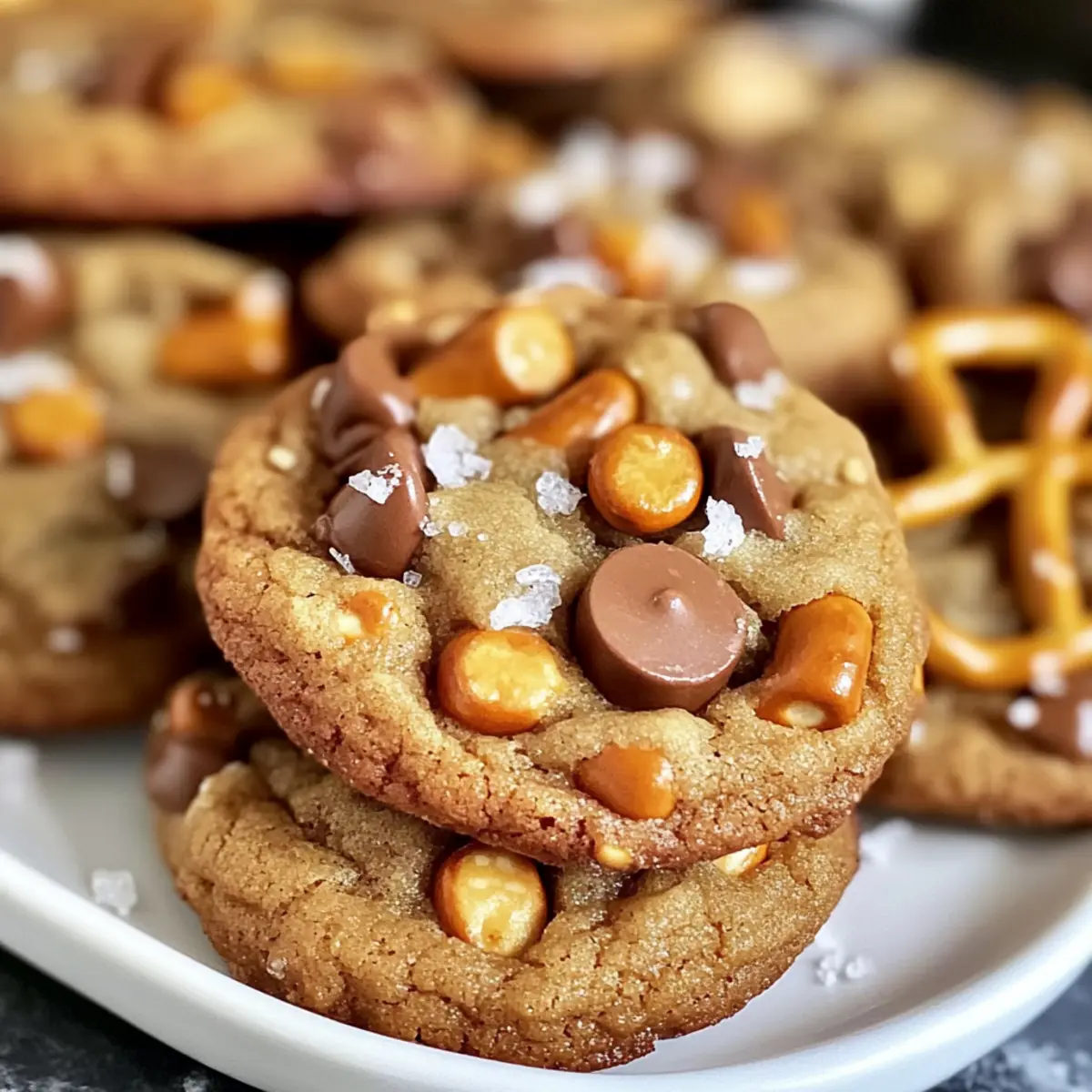Butterscotch Pretzel Cookies