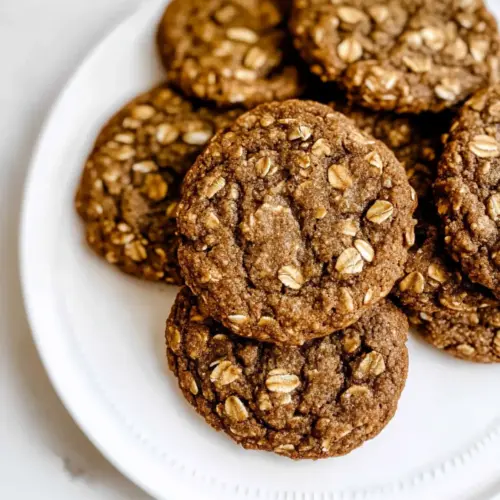 Oatmeal Gingerbread Cookies