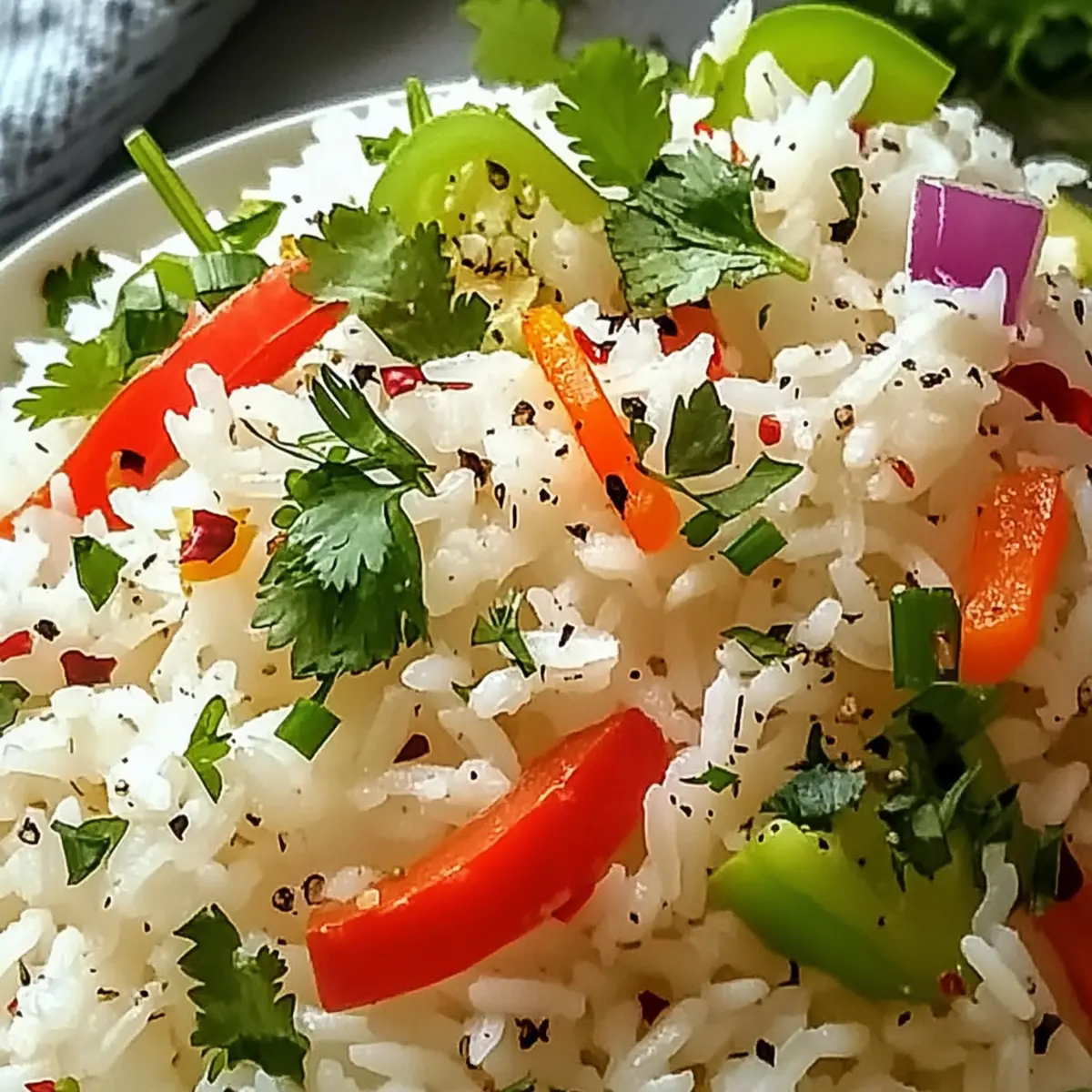 Island Coconut Pepper Rice