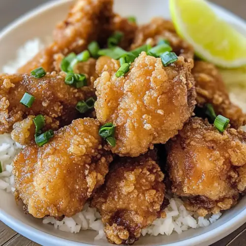 Hawaiian Garlic Fried Chicken