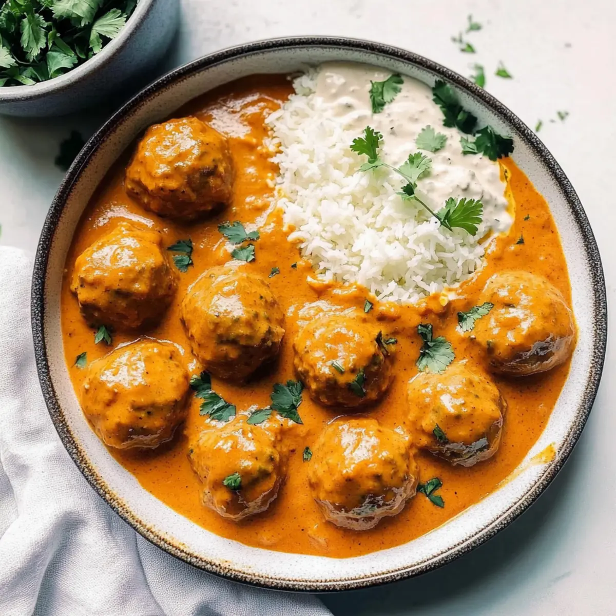 Butter Chicken Meatballs