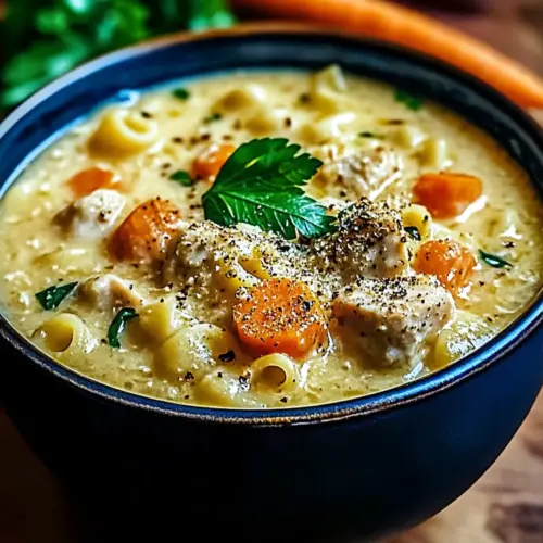 Hearty Creamy Ditalini Soup