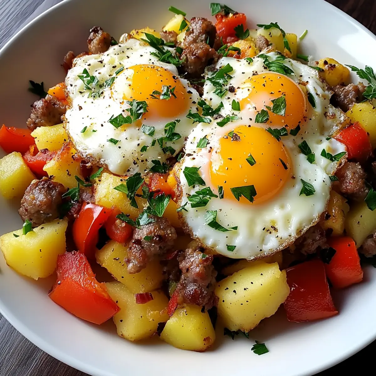 Hearty Brunch Breakfast Mess