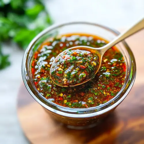Smoky Red Chimichurri Sauce